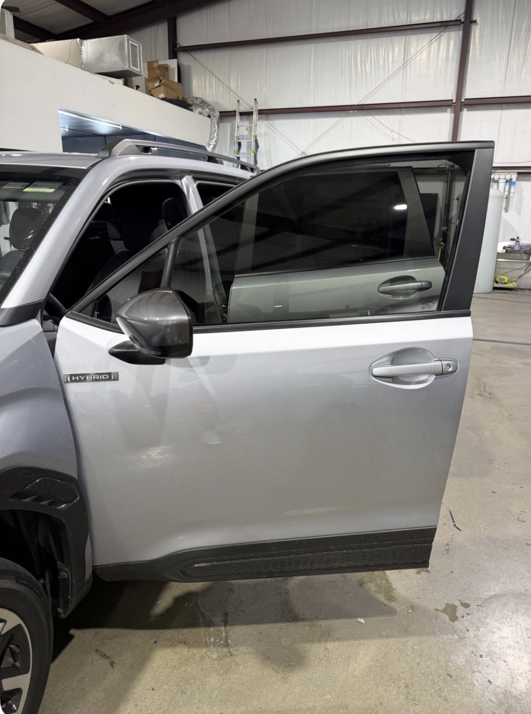 Automotive window tint after