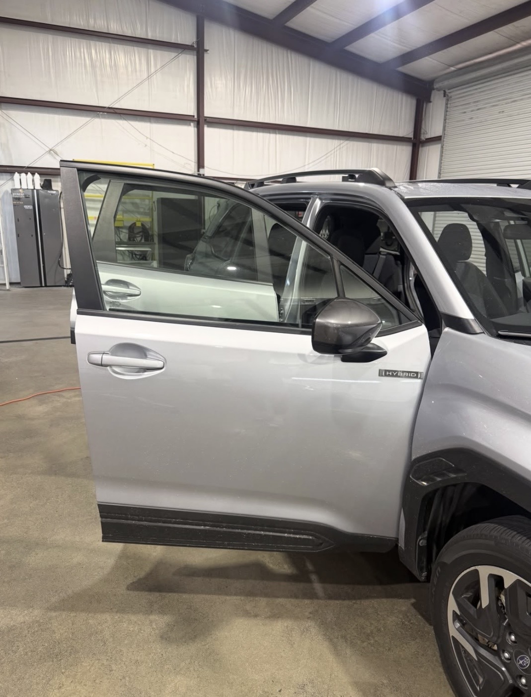 Automotive window tint before